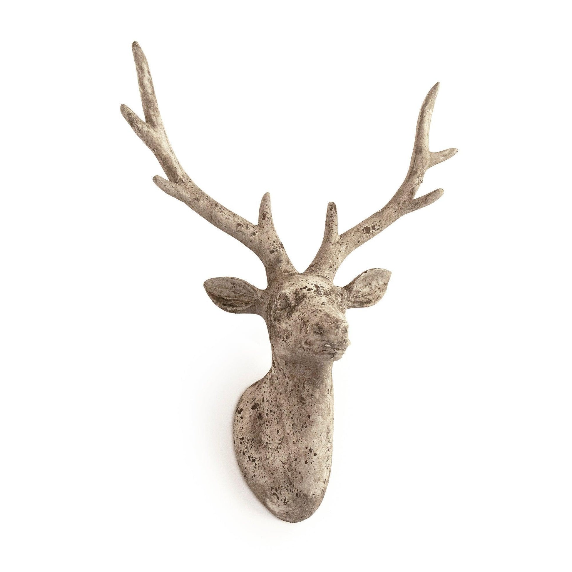 Distressed Grey Wash Deer Head (6552L A344) FredCo
