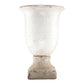 Distressed Grey Wash Hurricane Pottery (5624M) FredCo