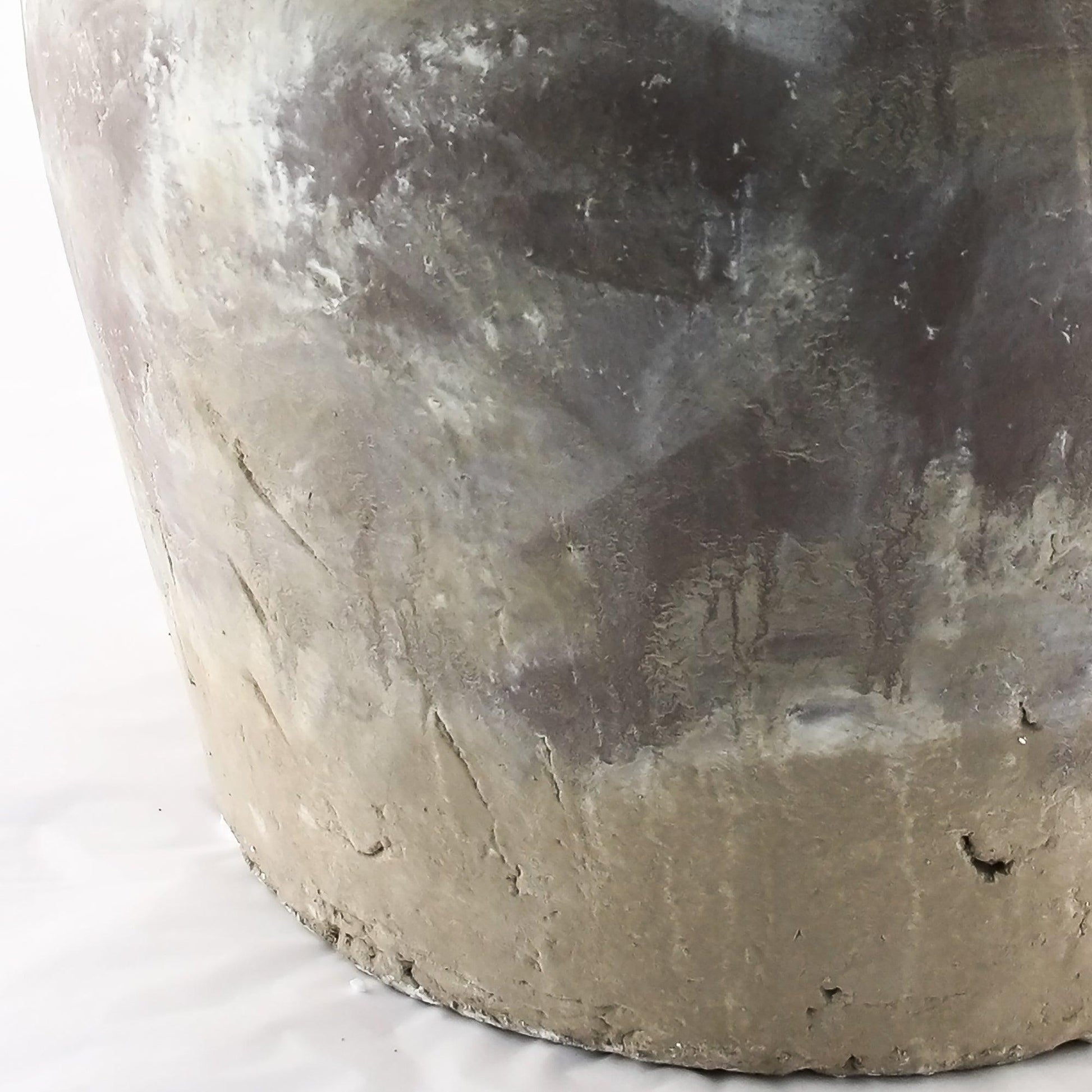 Distressed Grey Wash Jar (4869L A292) FredCo