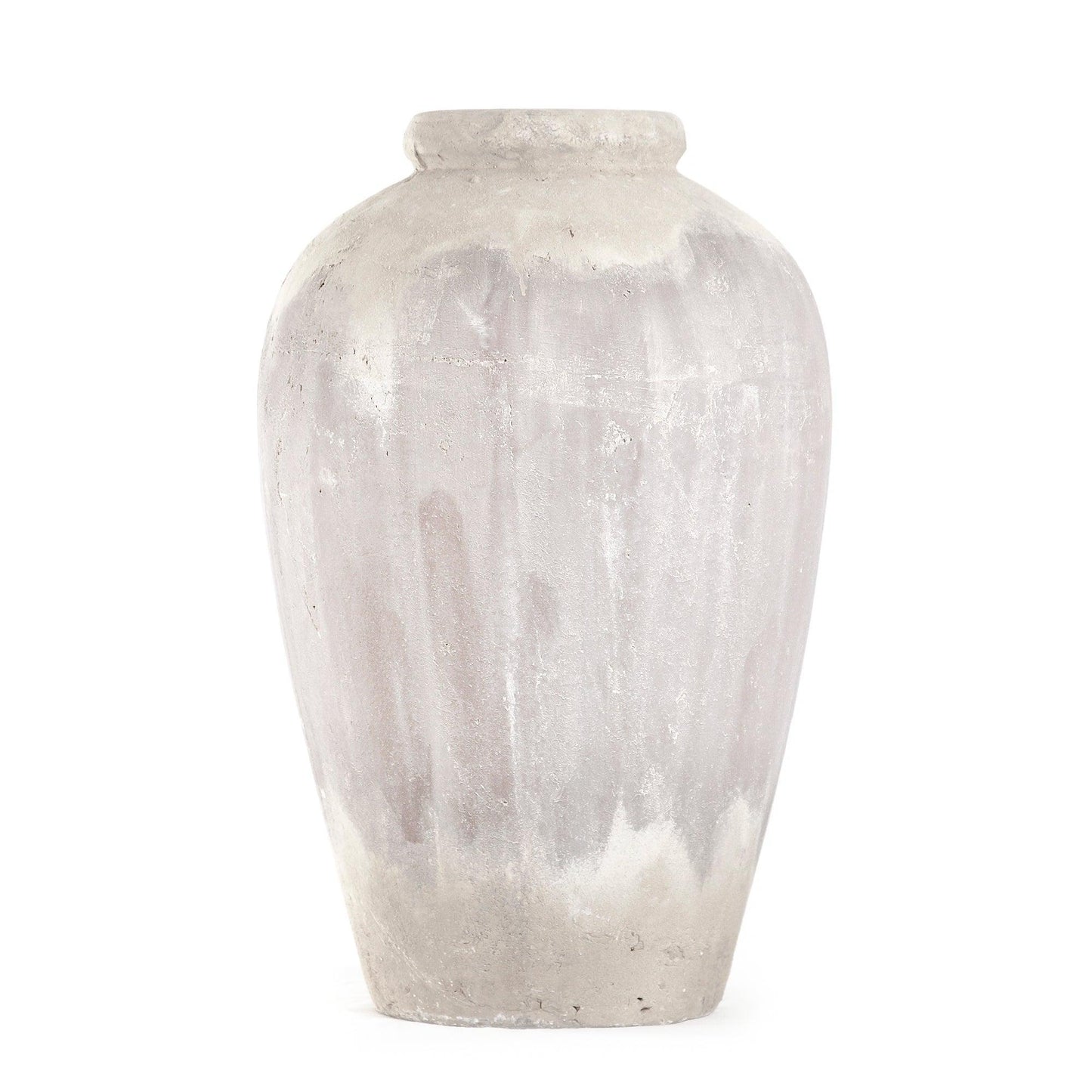 Distressed Grey Wash Jar (4871L A292) FredCo