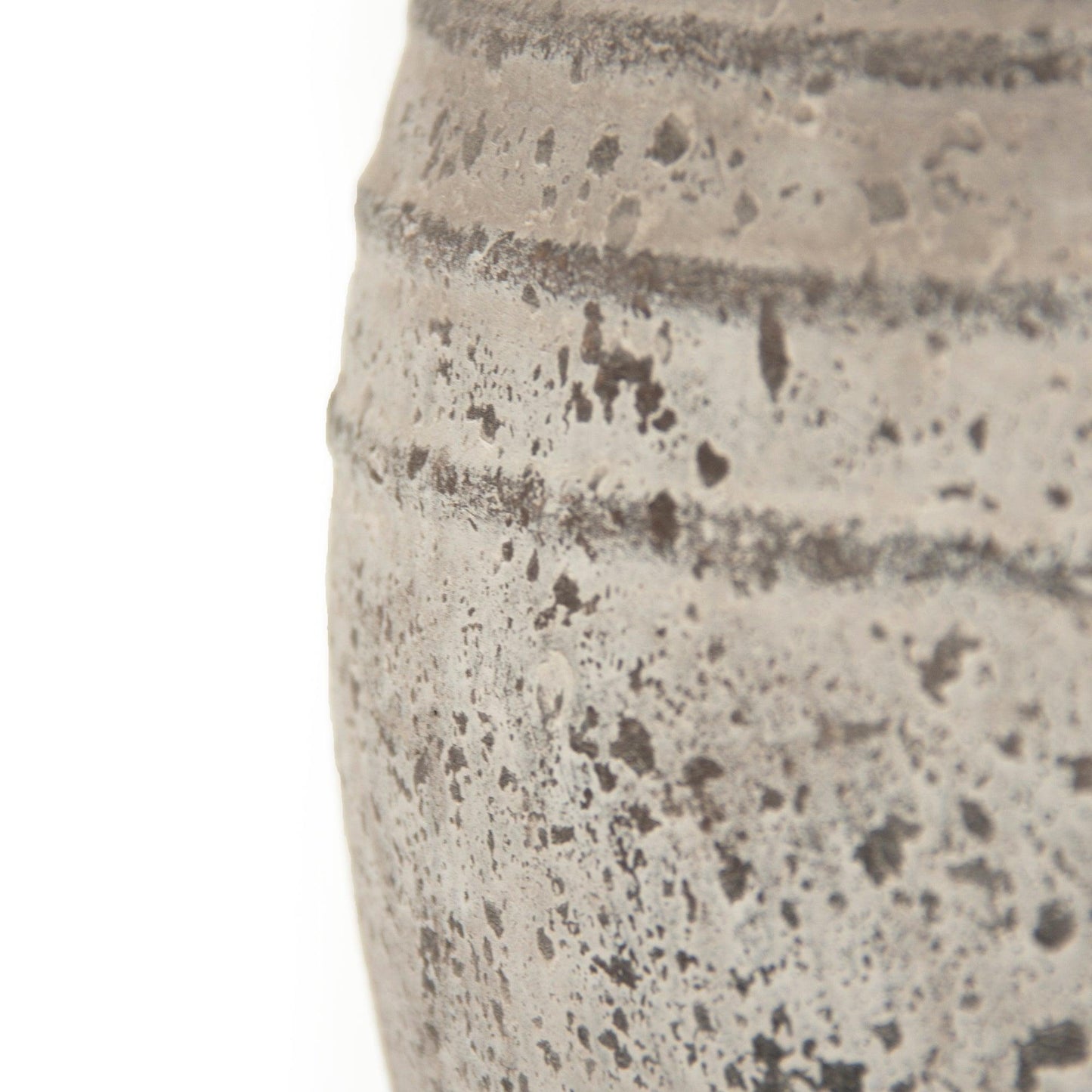 Distressed Grey Wash Jar (8489XS A344) FredCo