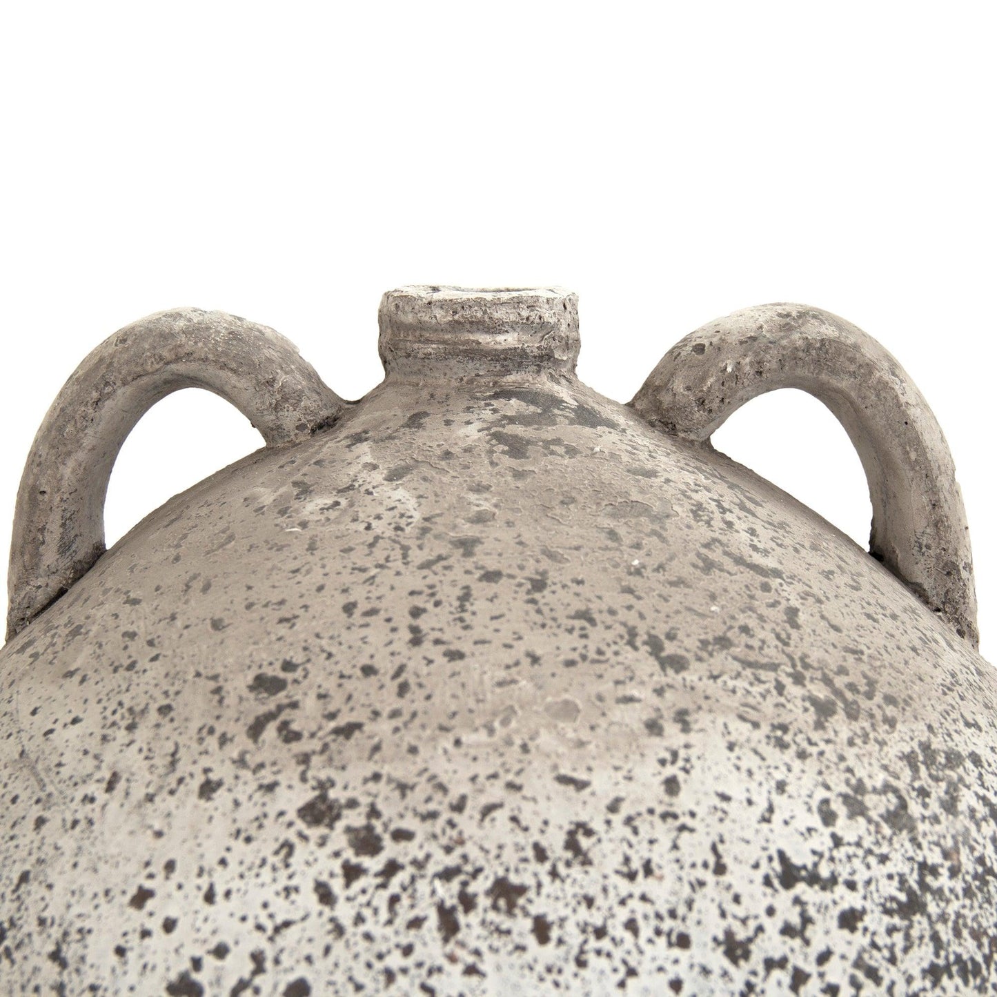 Distressed Grey Wash Vase (8563L A344) FredCo