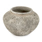 Distressed Grey Wash Vase (9917L A866) FredCo