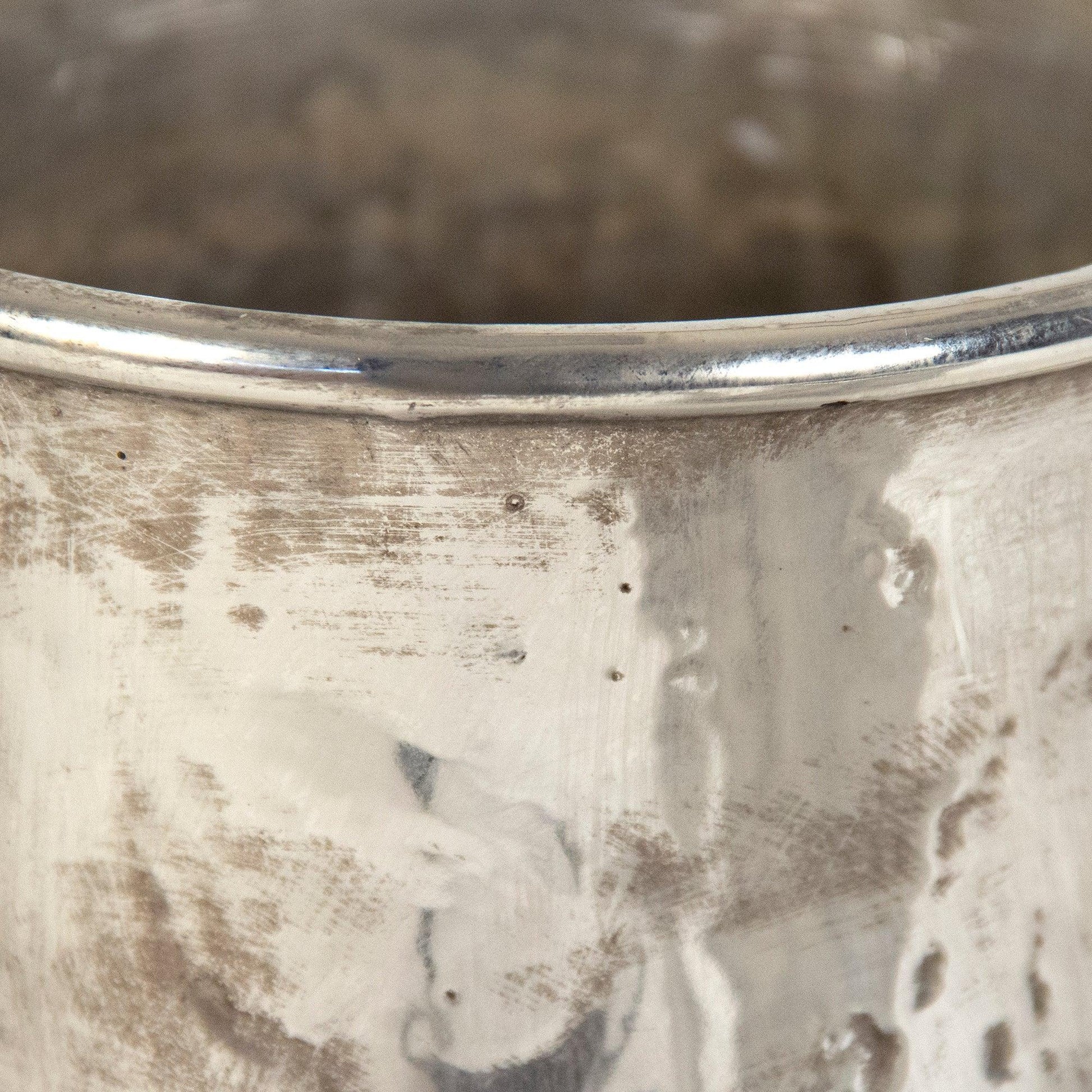 Distressed Metallic Pitcher (9824L A840) FredCo