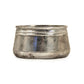 Distressed Metallic Silver Bowl (10041S A840) FredCo