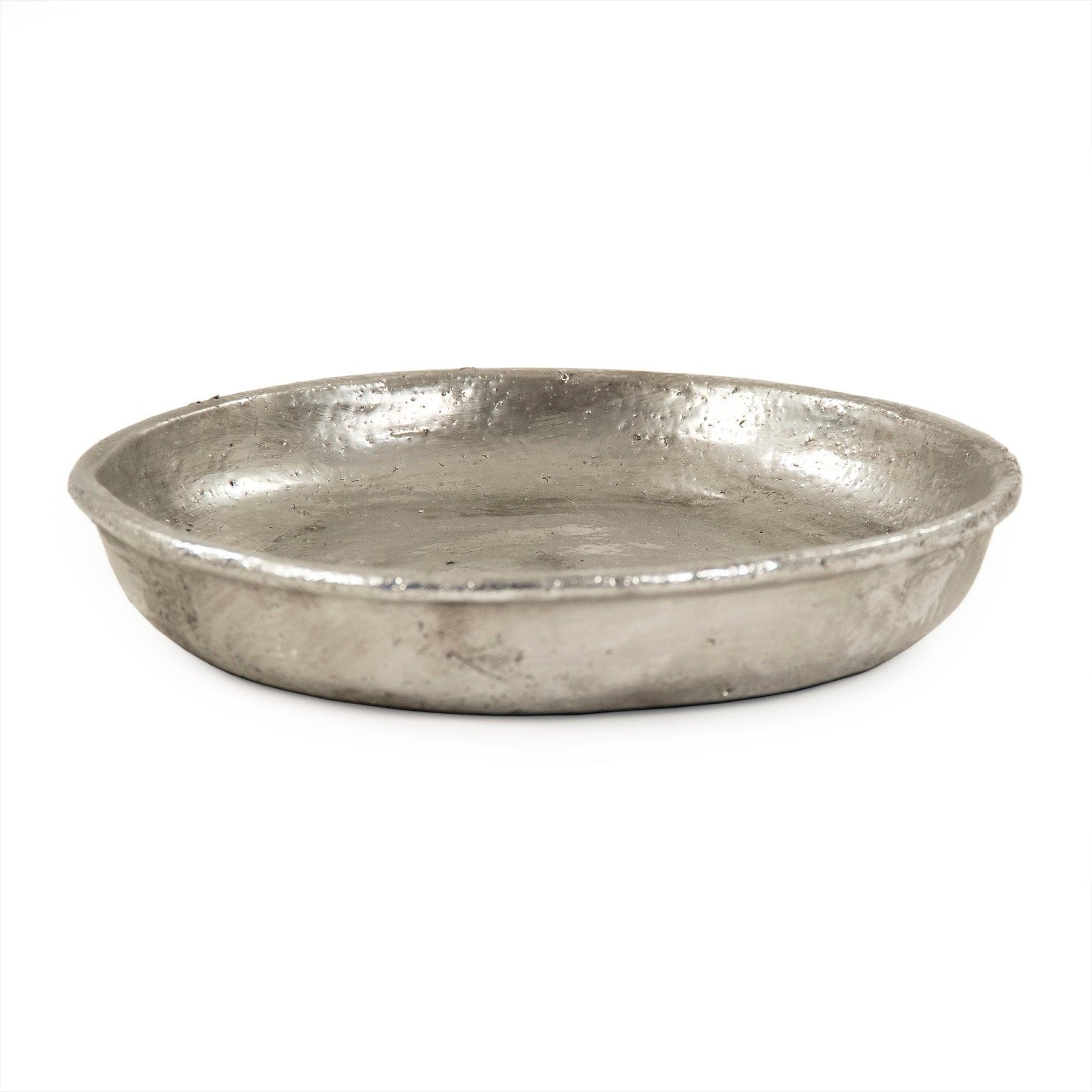 Distressed Metallic Silver Plate (9702L A840) FredCo
