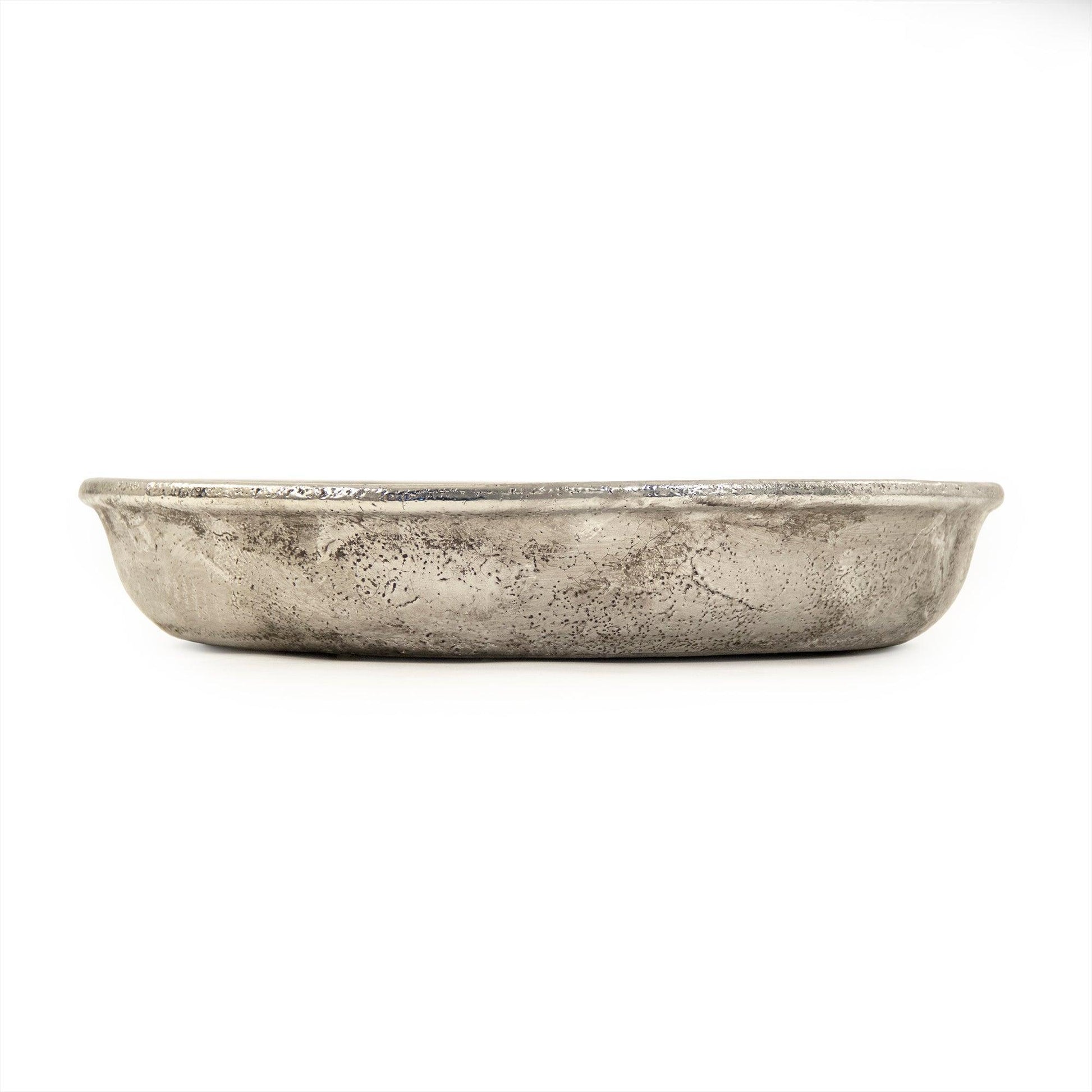 Distressed Metallic Silver Plate (9702S A840) FredCo