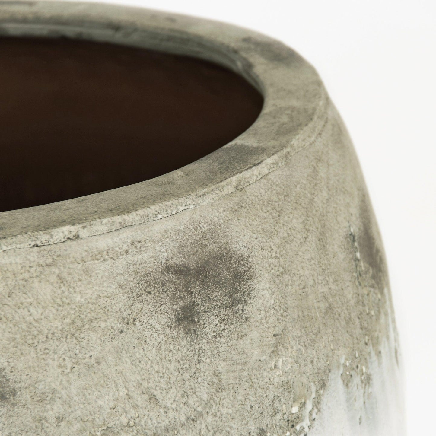 Distressed Off-White Large Vase (14A121) FredCo