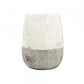 Distressed White and Gray Vase (9344S A25A) 7.5" FredCo