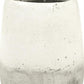 Distressed White and Grey Vase (9344M A25A) 7.25 Inch FredCo