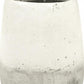 Distressed White and Grey Vase (9344M A25A) 7.25 Inch FredCo