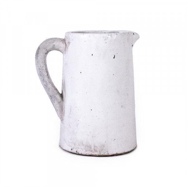Distressed White Jug (015654 A25A) FredCo