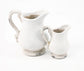 Distressed White Pitcher (5268L) FredCo