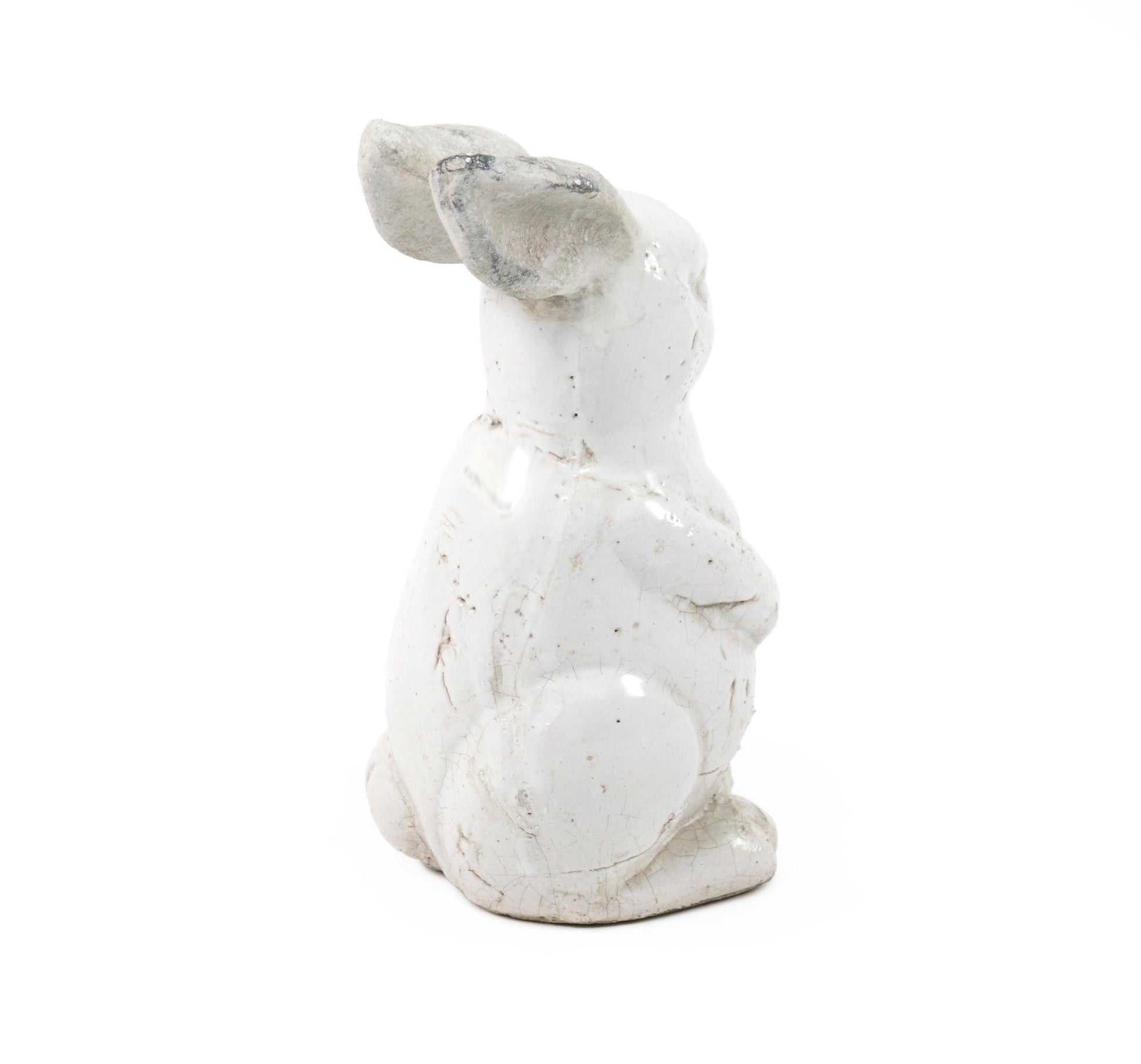 Distressed White Rabbit Large (4759L) FredCo