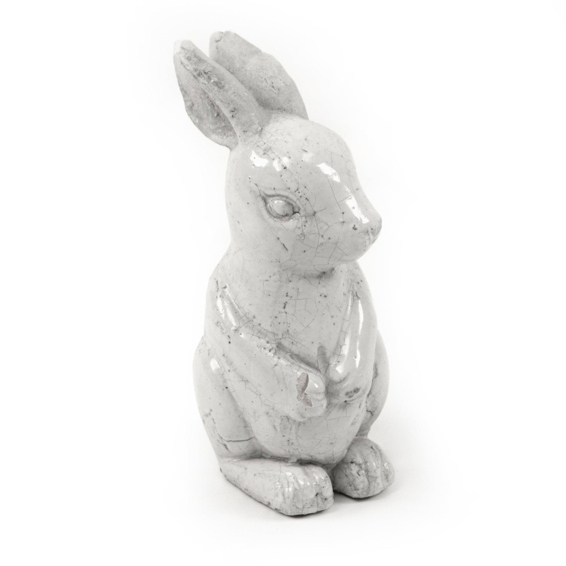 Distressed White Rabbit Small (4759S) FredCo
