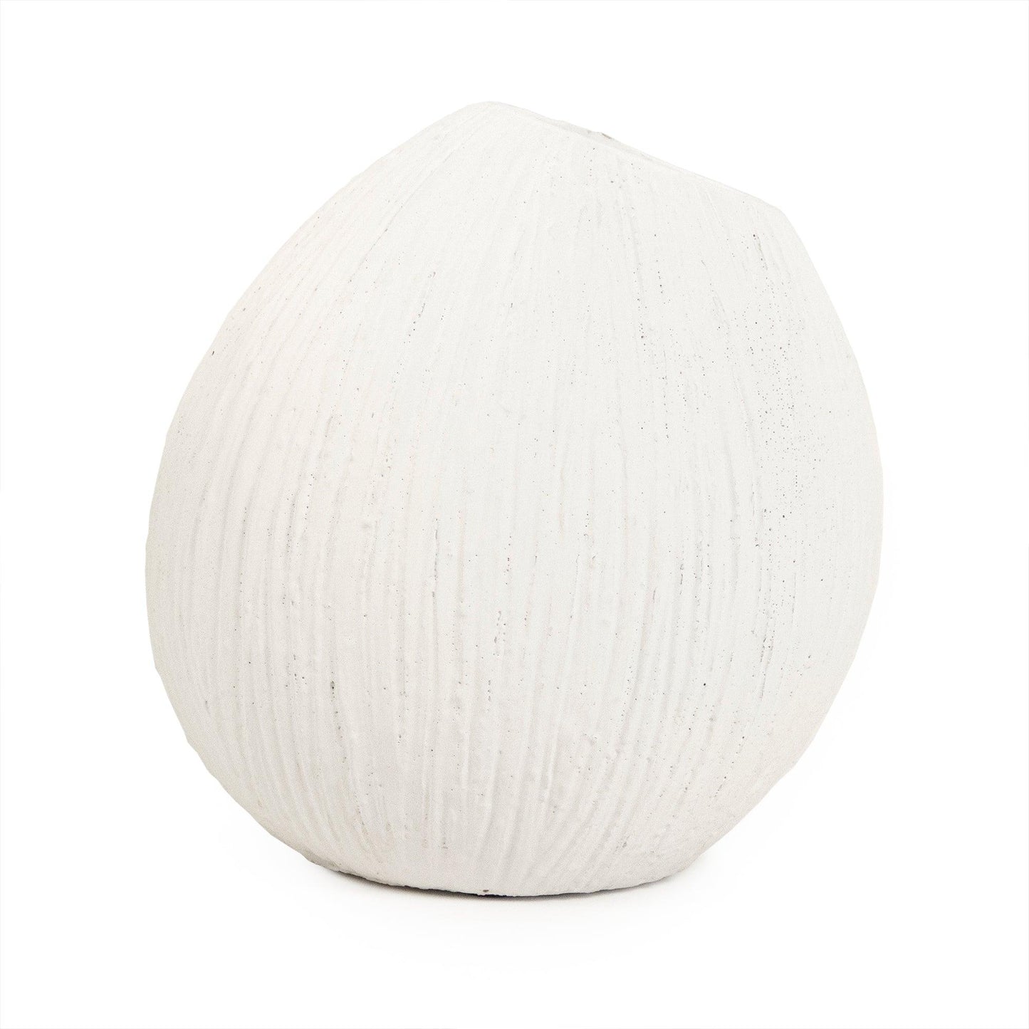 Distressed White Vase (10045S A148) FredCo