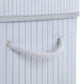 Divided Bamboo Laundry Basket FredCo
