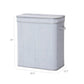 Divided Bamboo Laundry Basket FredCo