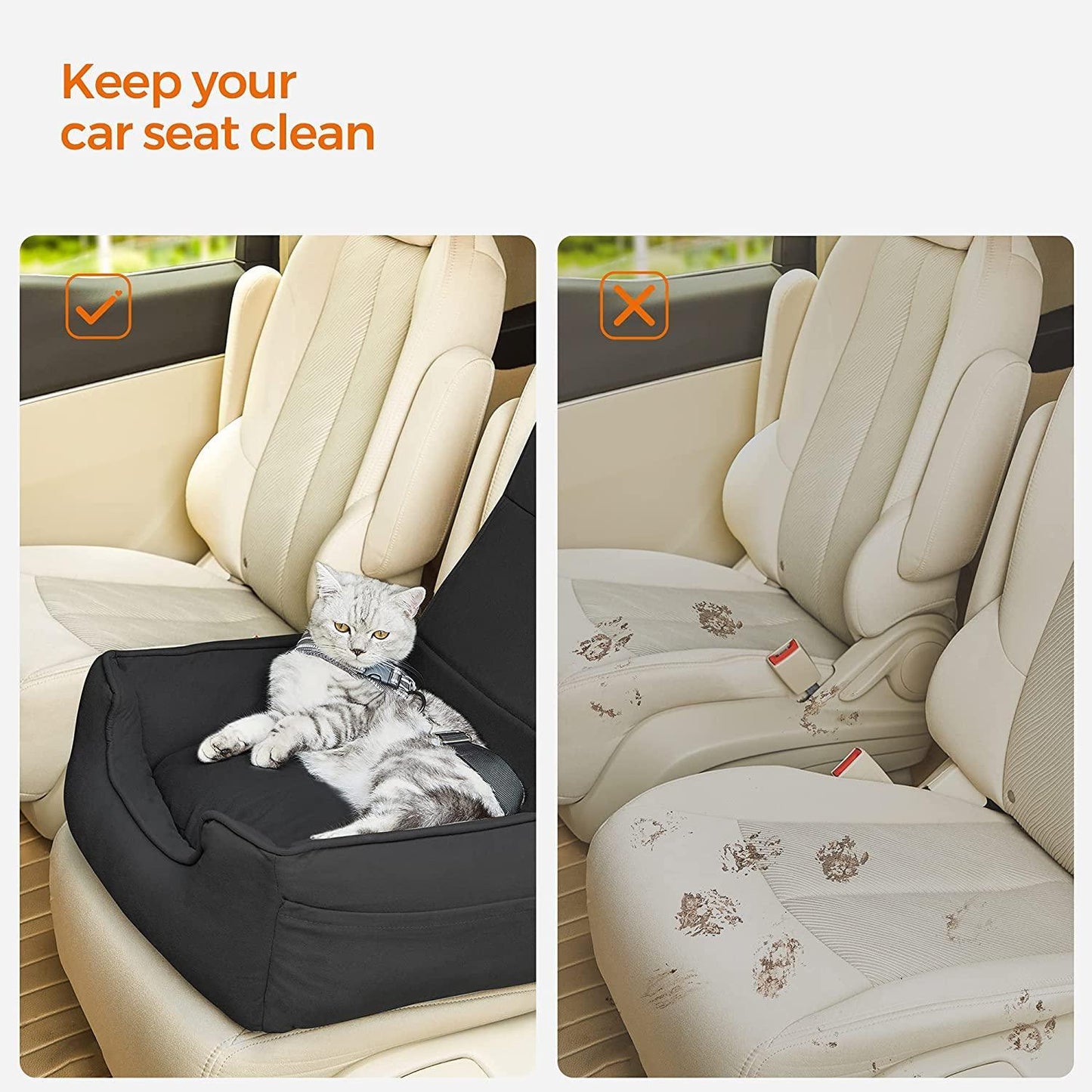Dog Booster Seat for Small to Medium Dogs, Black FredCo