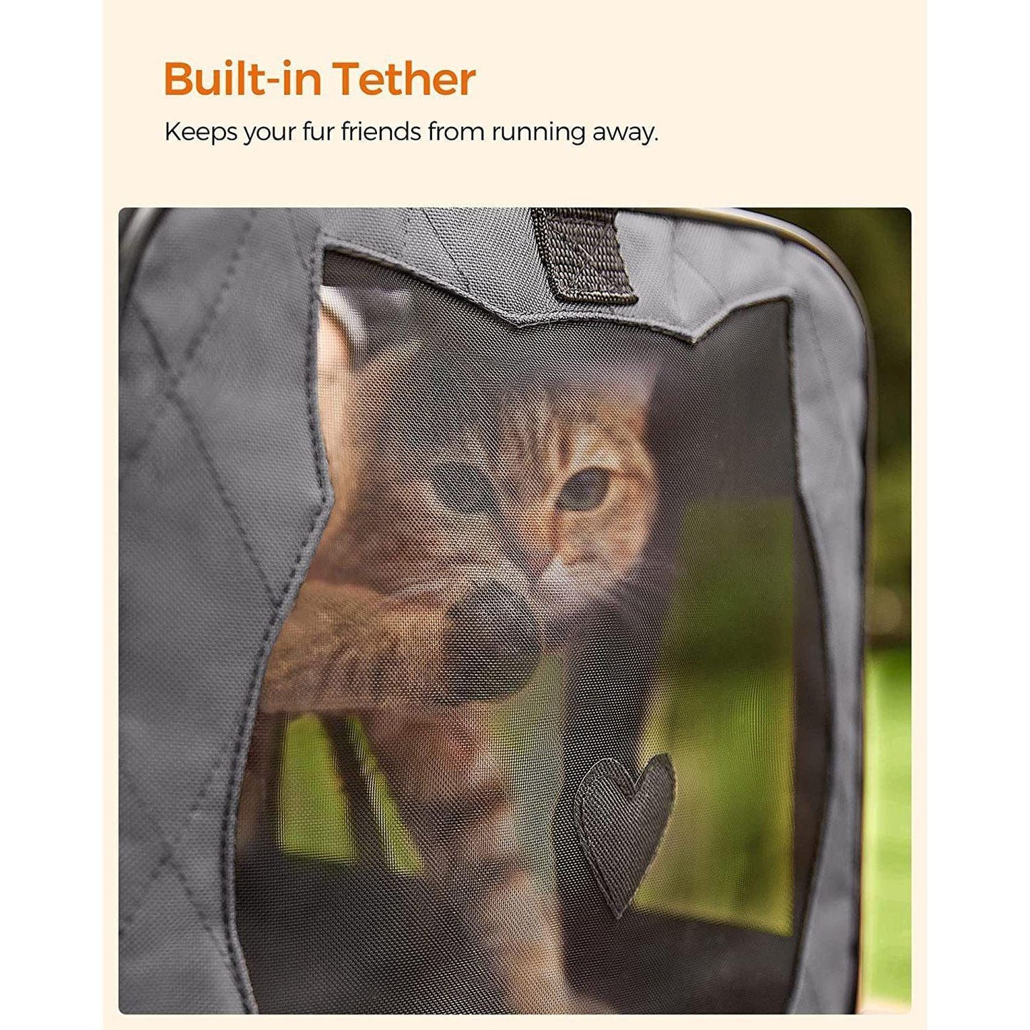 Dog Carrier for Small Dogs Gray FredCo