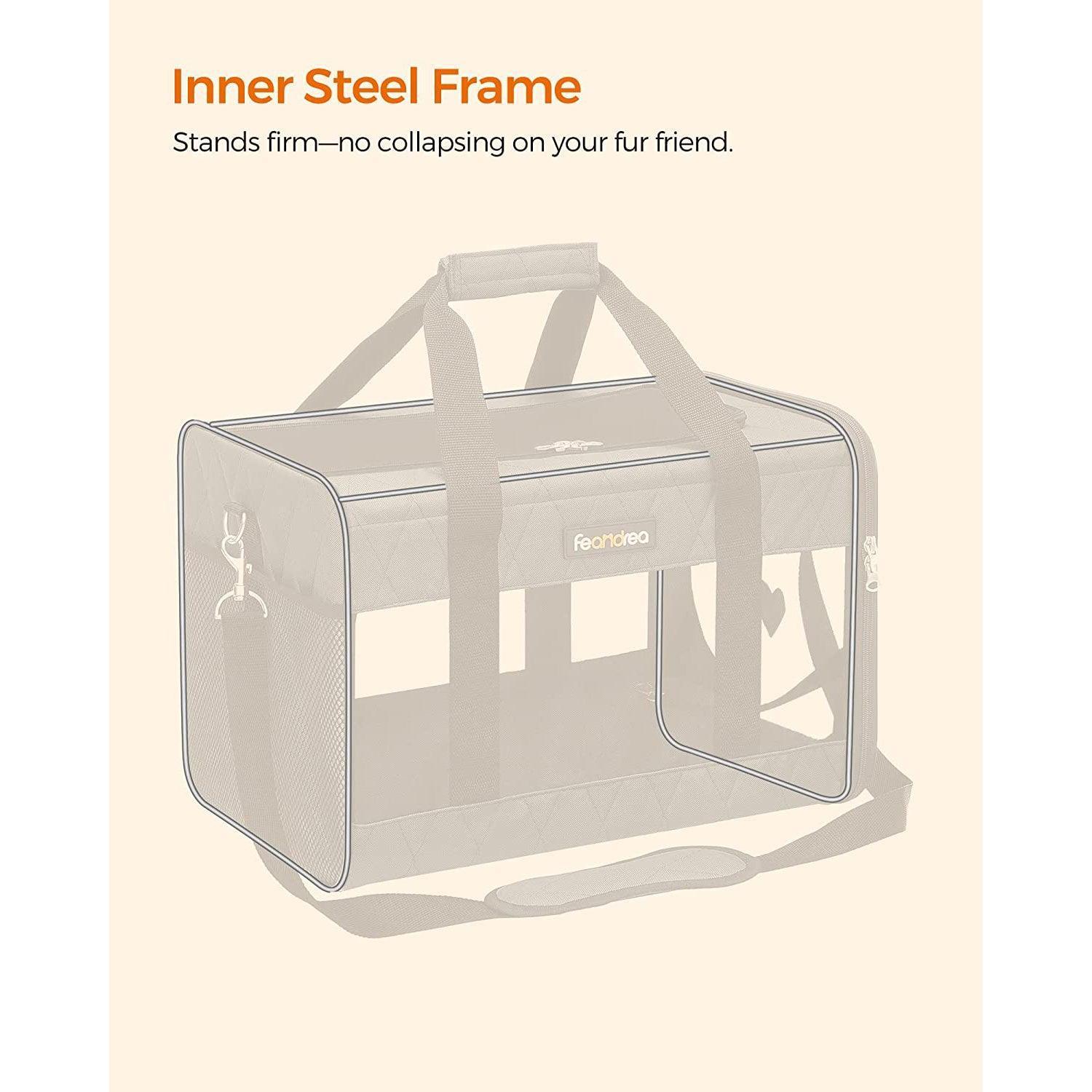 Dog Carrier for Small Dogs Gray FredCo