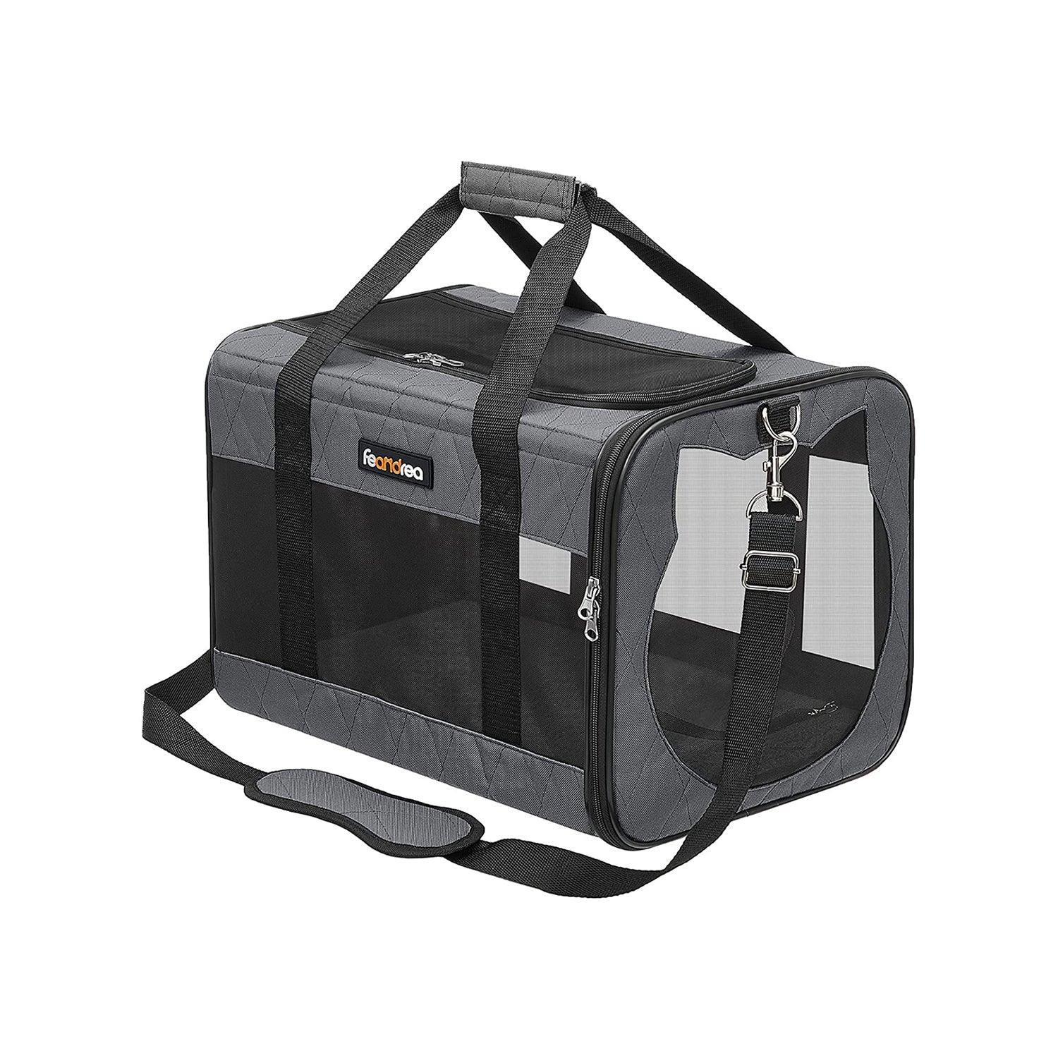 Dog Carrier for Small Dogs Gray FredCo
