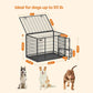 Dog Crate 42.1 x 27.6 x 29.5 Inches Heavy-Duty FredCo
