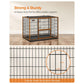Dog Crate 42.1 x 27.6 x 29.5 Inches Heavy-Duty FredCo