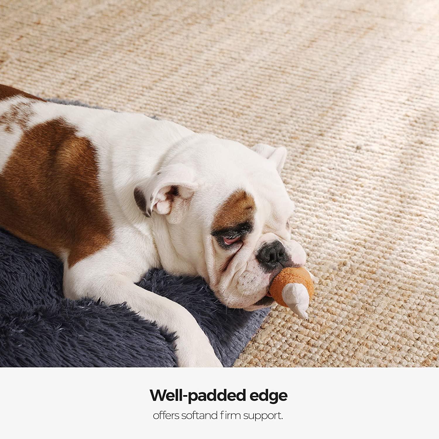 Donut-Shaped Pet Bed, Dark Gray 36 diameter FredCo