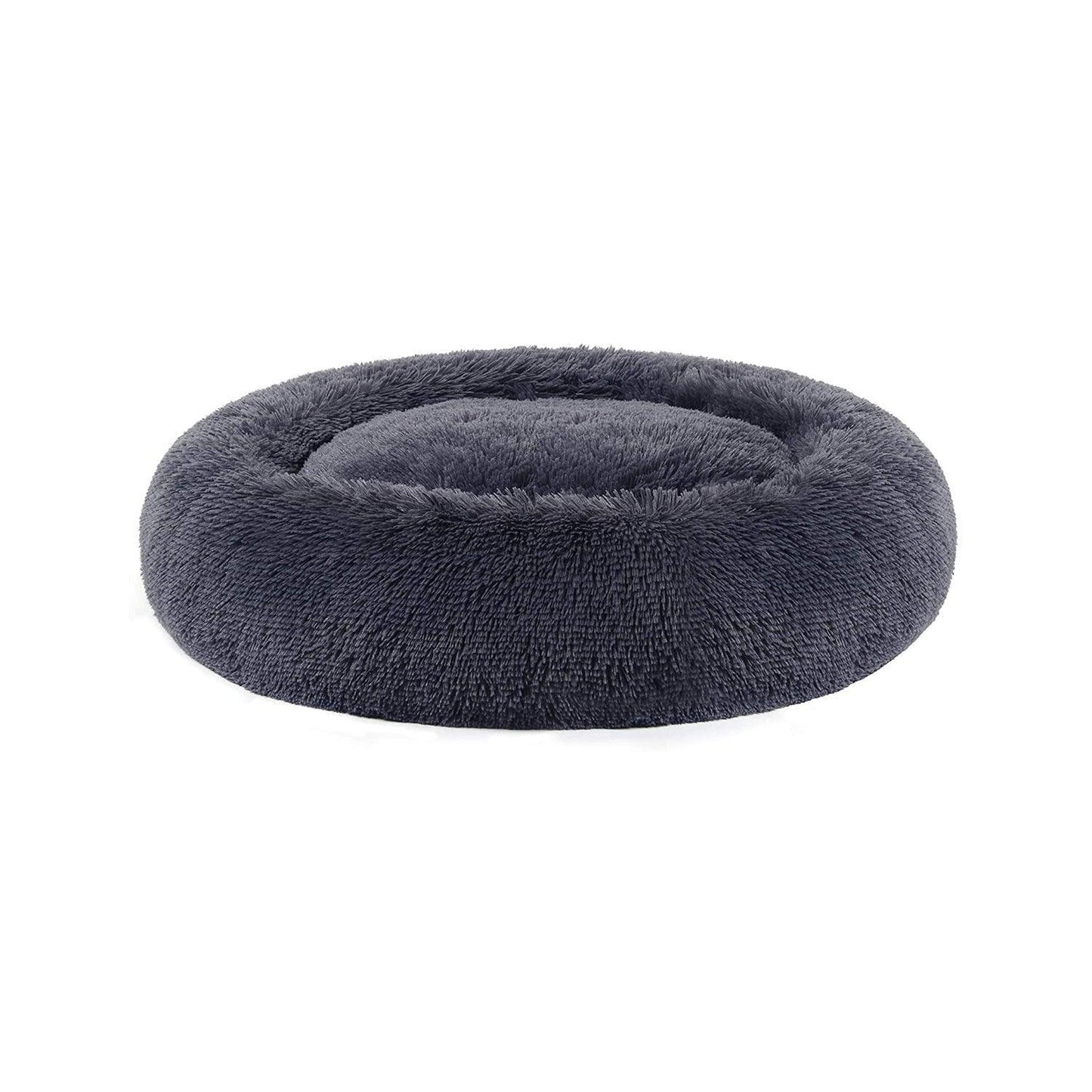 Donut-Shaped Pet Bed, Dark Gray 36 diameter FredCo