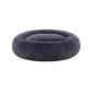 Donut-Shaped Pet Bed, Dark Gray 36 diameter FredCo