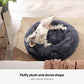 Donut-Shaped Pet Bed Dark Gray FredCo