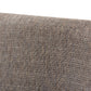 Dorina Mid-Century Modern Gravel Fabric Upholstered and Walnut Brown Finished Wood 5-Piece Dining Set FredCo