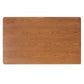 Dorina Mid-Century Modern Gravel Fabric Upholstered and Walnut Brown Finished Wood 5-Piece Dining Set FredCo