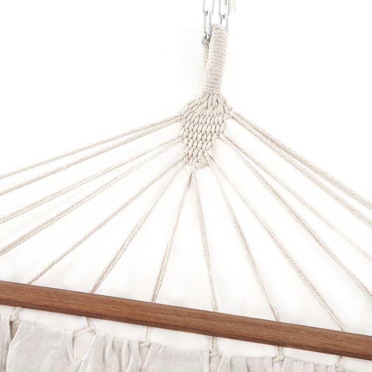 Double Hammock with 2 Pillows Beige FredCo