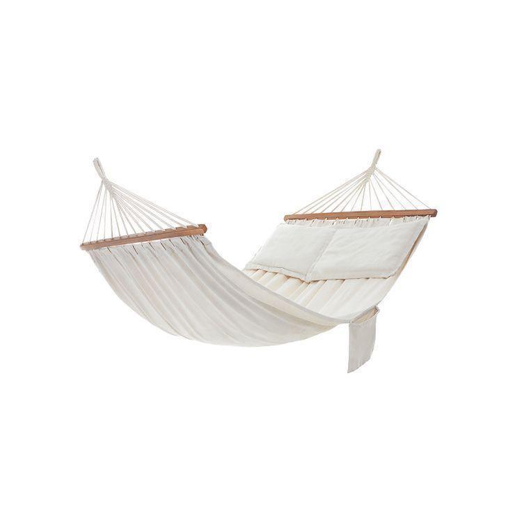 Double Hammock with 2 Pillows Beige FredCo