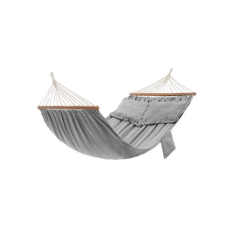 Double Hammock with 2 Pillows Gray FredCo