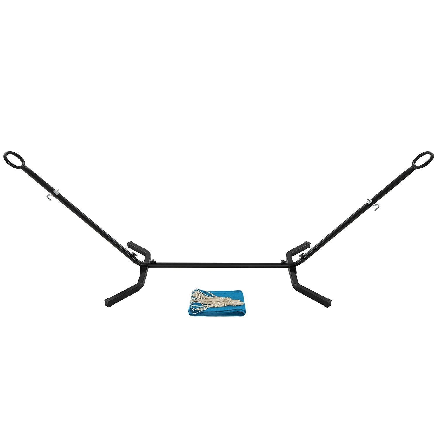 Double Hammock with Stand Turquoise FredCo