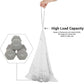 Drawstring Trash Bags White FredCo