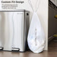 Drawstring Trash Bags White FredCo