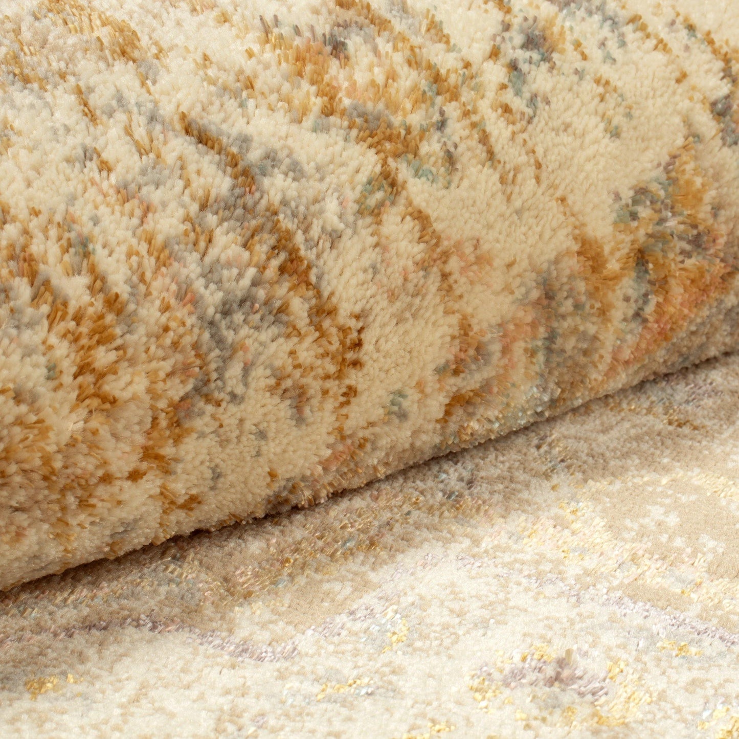 Duard Transitional Distressed Sheen Finish Rug FredCo