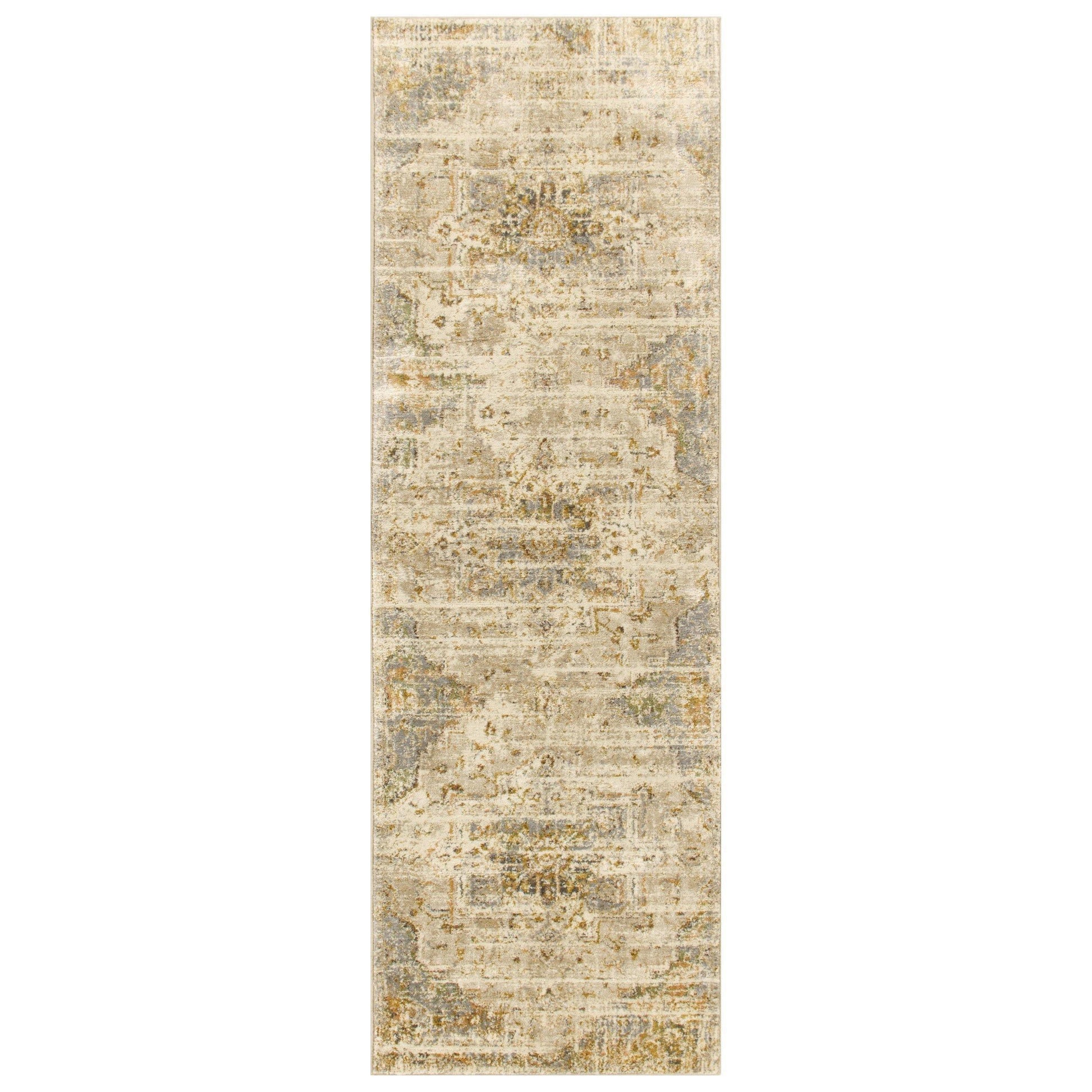 Duard Transitional Distressed Sheen Finish Rug FredCo