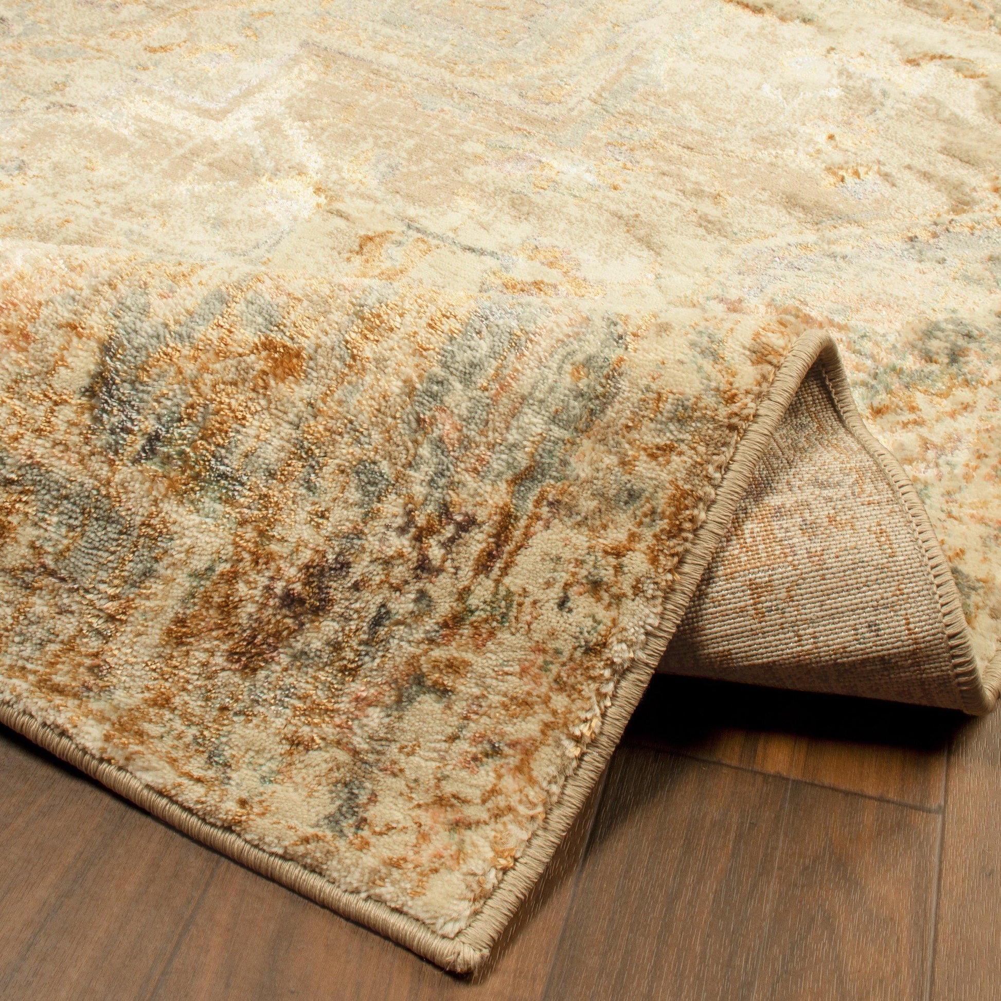 Duard Transitional Distressed Sheen Finish Rug FredCo
