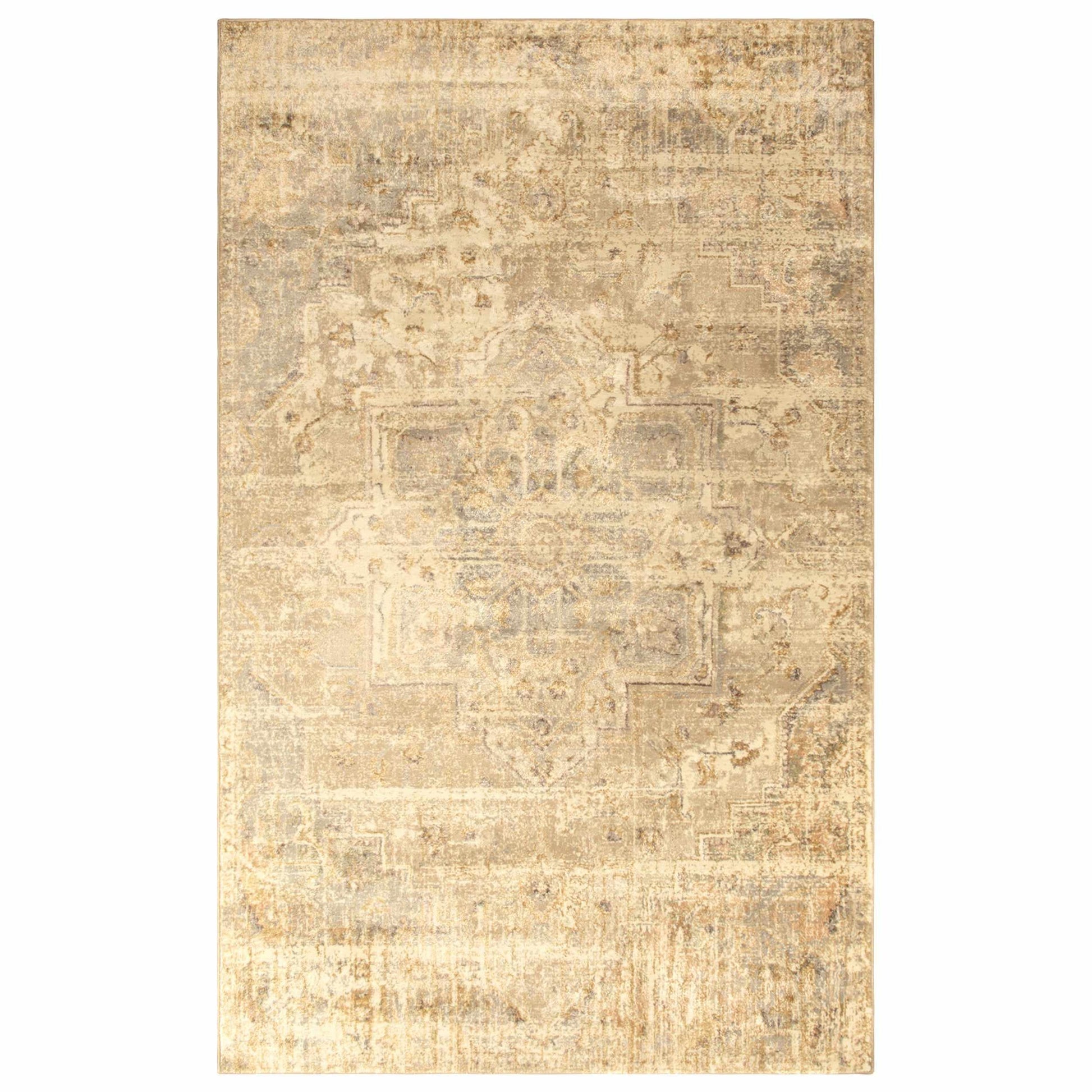 Duard Transitional Distressed Sheen Finish Rug FredCo