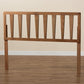 Duncan Modern and Contemporary Ash Walnut Finished Wood Full Size Headboard FredCo