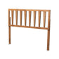 Duncan Modern and Contemporary Ash Walnut Finished Wood Full Size Headboard FredCo