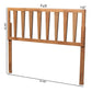 Duncan Modern and Contemporary Ash Walnut Finished Wood Full Size Headboard FredCo