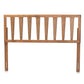 Duncan Modern and Contemporary Ash Walnut Finished Wood Full Size Headboard FredCo