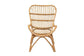 Earvin Modern Bohemian Natural Brown Rattan Armchair FredCo