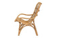 Earvin Modern Bohemian Natural Brown Rattan Armchair FredCo